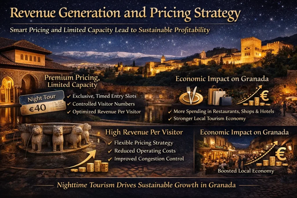 Revenue and pricing at Alhambra night